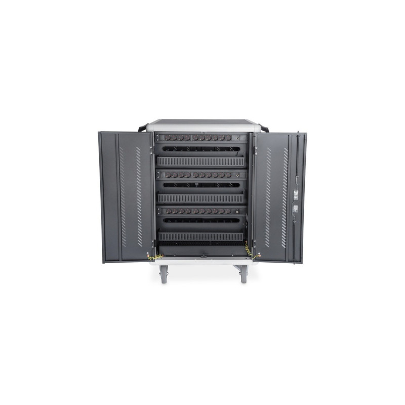 Digitus Mobiler Ladeschrank, 30 Ladestationen, für Notebooks/Tablets bis 15,6