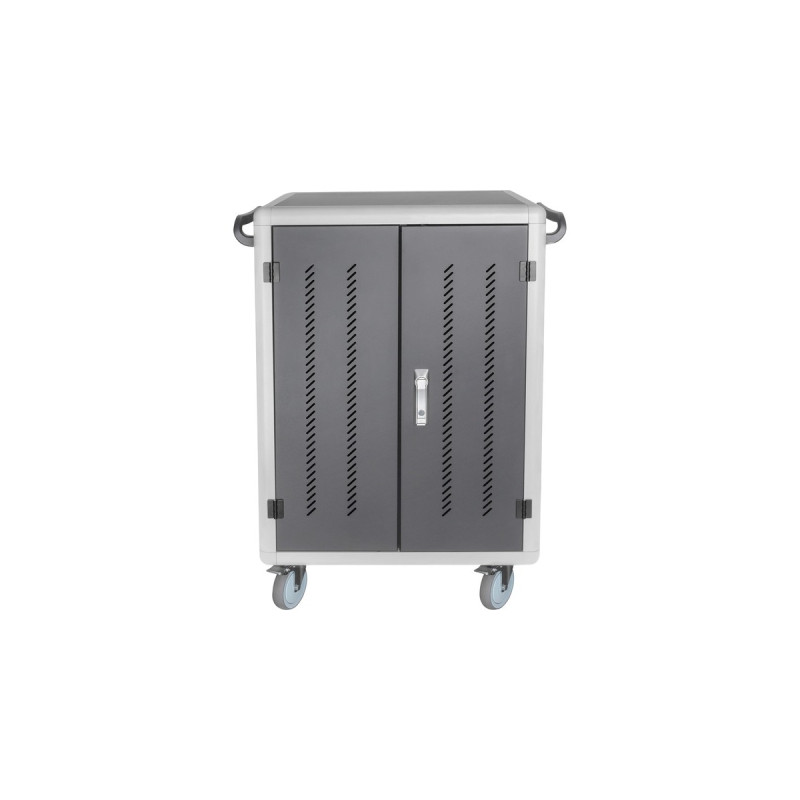 Digitus Mobiler Ladeschrank für Notebooks/Tablets bis 39,62 cm (15,6 Zoll), Ladestation(schwarz)