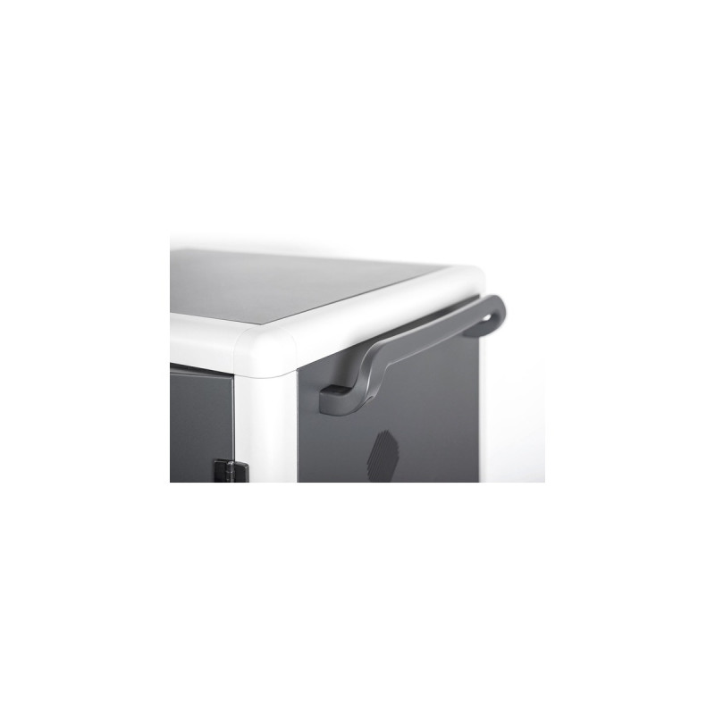 Digitus Mobiler Ladeschrank für Notebooks/Tablets bis 39,62 cm (15,6 Zoll), Ladestation(schwarz)