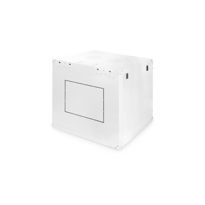 Digitus Netzwerkschrank Dynamic Basic Serie 600x600 mm (BxT), IT-Schrank(hellgrau, 9 Höheneinheiten)