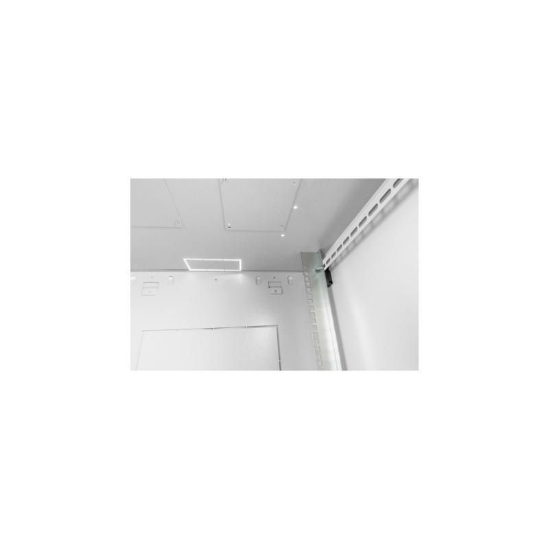 Digitus Netzwerkschrank Dynamic Basic Serie 600x600 mm (BxT), IT-Schrank(hellgrau, 9 Höheneinheiten)