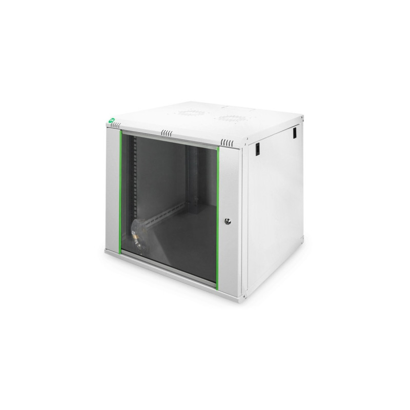 Digitus Netzwerkschrank Dynamic Basic Serie - 600x600 mm (BxT), IT-Schrank(grau, 12 Höheneinheiten)