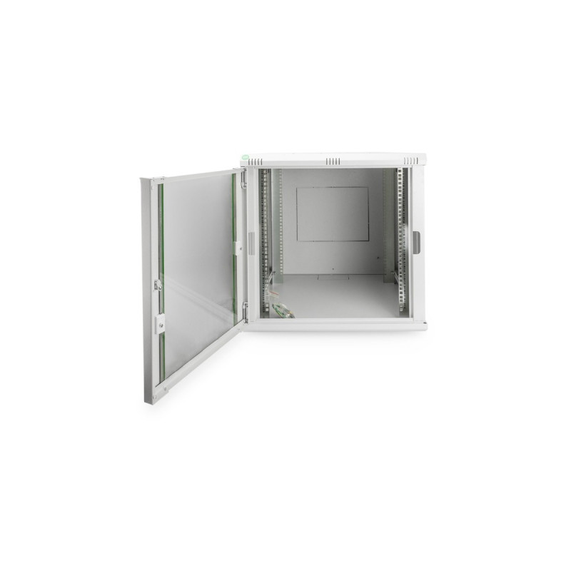 Digitus Netzwerkschrank Dynamic Basic Serie - 600x600 mm (BxT), IT-Schrank(grau, 12 Höheneinheiten)