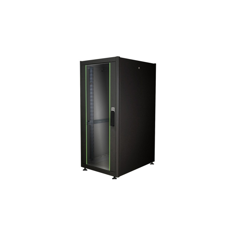 Digitus Netzwerkschrank Dynamic Basic Serie - 600x800 mm (BxT), IT-Schrank(schwarz, 26 Höheneinheiten)