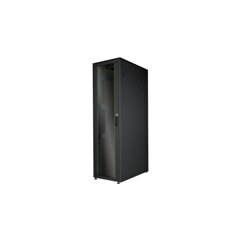 Digitus Netzwerkschrank Unique Serie - 600x1000 mm (BxT), IT-Schrank(schwarz, 47 Höheneinheiten)
