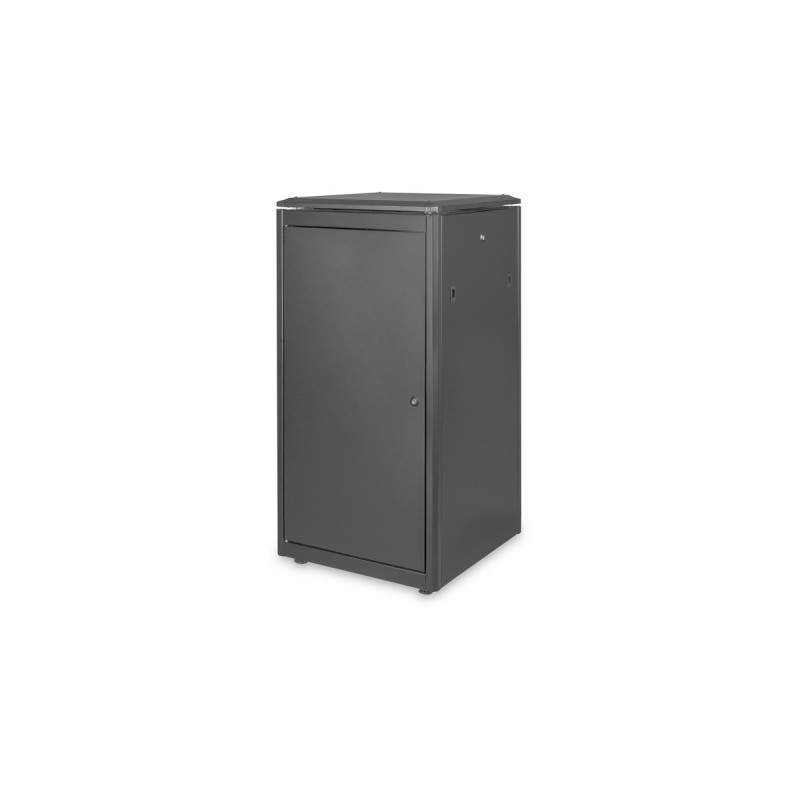 Digitus Netzwerkschrank Unique Serie - 600x600 mm (BxT), IT-Schrank(schwarz, 22 Höheneinheiten)