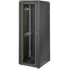 Digitus Netzwerkschrank Unique Serie - 600x600 mm (BxT), IT-Schrank(schwarz, 32 Höheneinheiten)