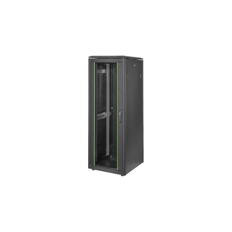 Digitus Netzwerkschrank Unique Serie - 600x600 mm (BxT), IT-Schrank(schwarz, 32 Höheneinheiten)