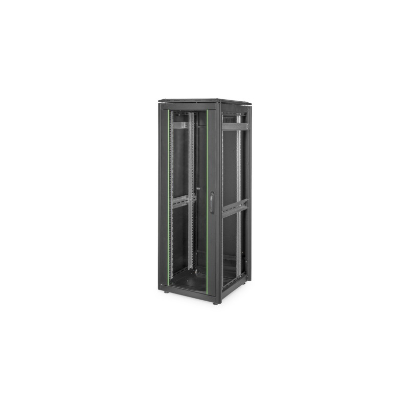 Digitus Netzwerkschrank Unique Serie - 600x600 mm (BxT), IT-Schrank(schwarz, 32 Höheneinheiten)