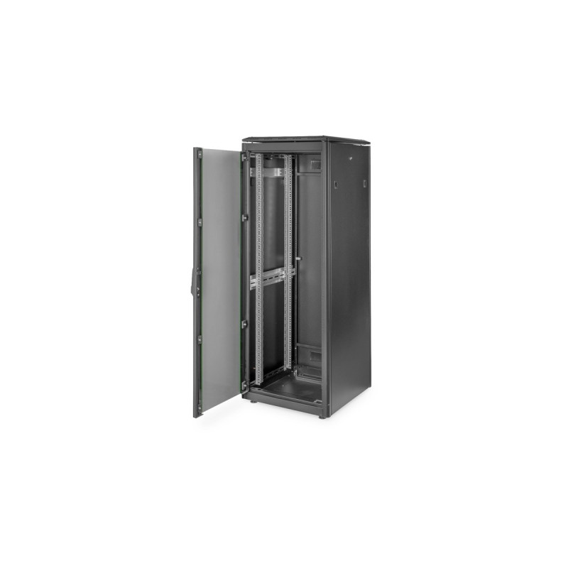 Digitus Netzwerkschrank Unique Serie - 600x600 mm (BxT), IT-Schrank(schwarz, 32 Höheneinheiten)