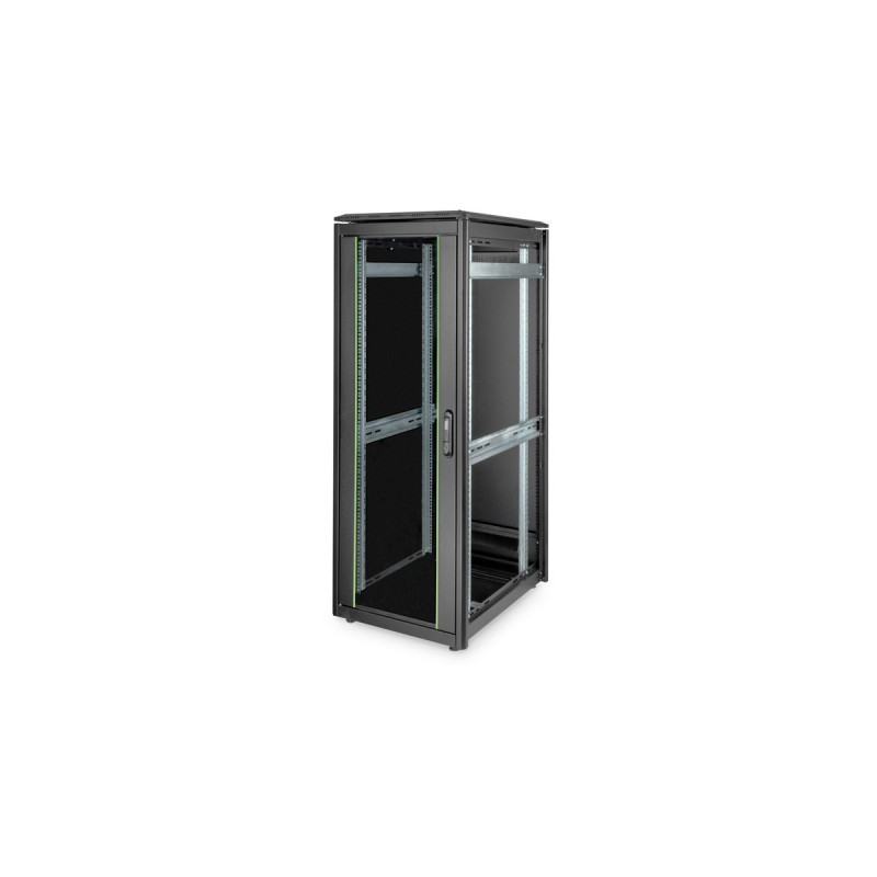 Digitus Netzwerkschrank Unique Serie - 600x800 mm (BxT), IT-Schrank(schwarz, 32 Höheneinheiten)