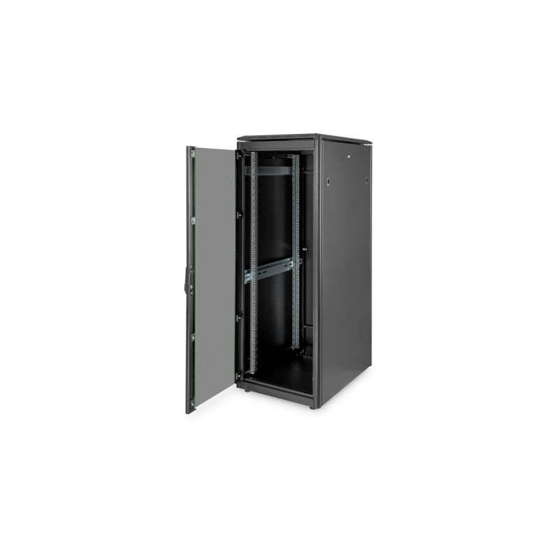 Digitus Netzwerkschrank Unique Serie - 600x800 mm (BxT), IT-Schrank(schwarz, 32 Höheneinheiten)