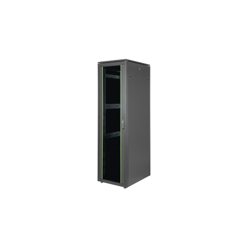 Digitus Netzwerkschrank Unique Serie - 600x800 mm (BxT), IT-Schrank(schwarz, 42 Höheneinheiten)