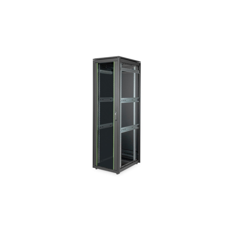 Digitus Netzwerkschrank Unique Serie - 600x800 mm (BxT), IT-Schrank(schwarz, 42 Höheneinheiten)