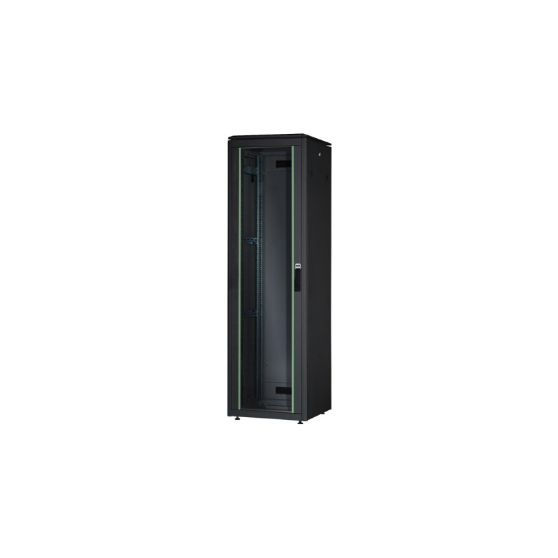 Digitus Netzwerkschrank Unique Serie - 600x800 mm (BxT), IT-Schrank(schwarz, 36 Höheneinheiten)