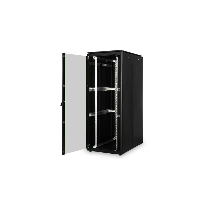 Digitus Netzwerkschrank Unique Serie - 800x1200 mm (BxT), IT-Schrank(schwarz, 42 Höheneinheiten)