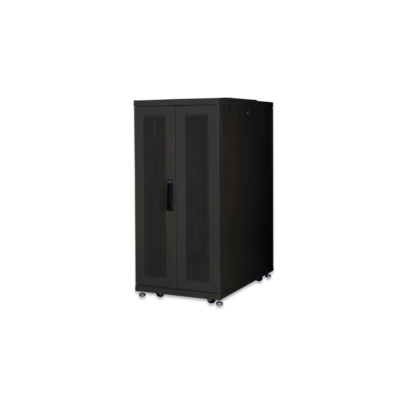 Digitus Netzwerkschrank Unique600x100026HE, IT-Schrank(schwarz, 26 Höheneinheiten)
