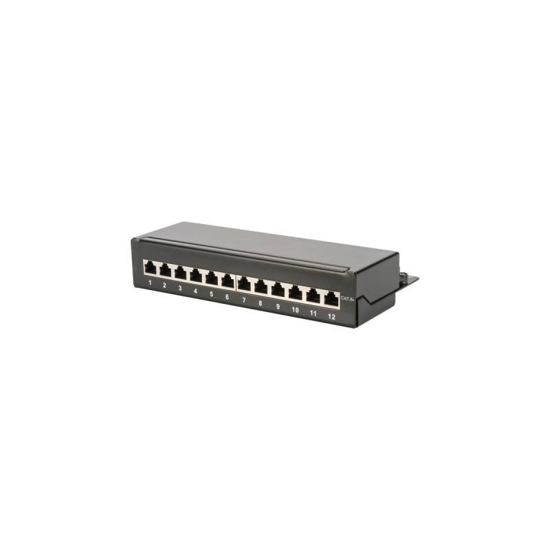 Digitus Patchpanel DN-91612SD-EA(schwarz, Desktop, Cat.6a)