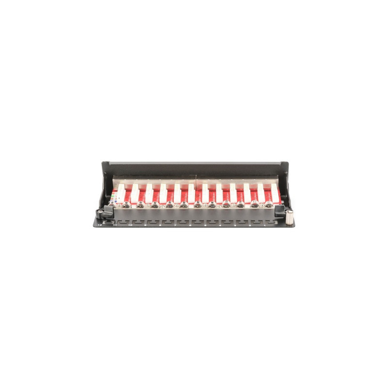 Digitus Patchpanel DN-91612SD-EA(schwarz, Desktop, Cat.6a)
