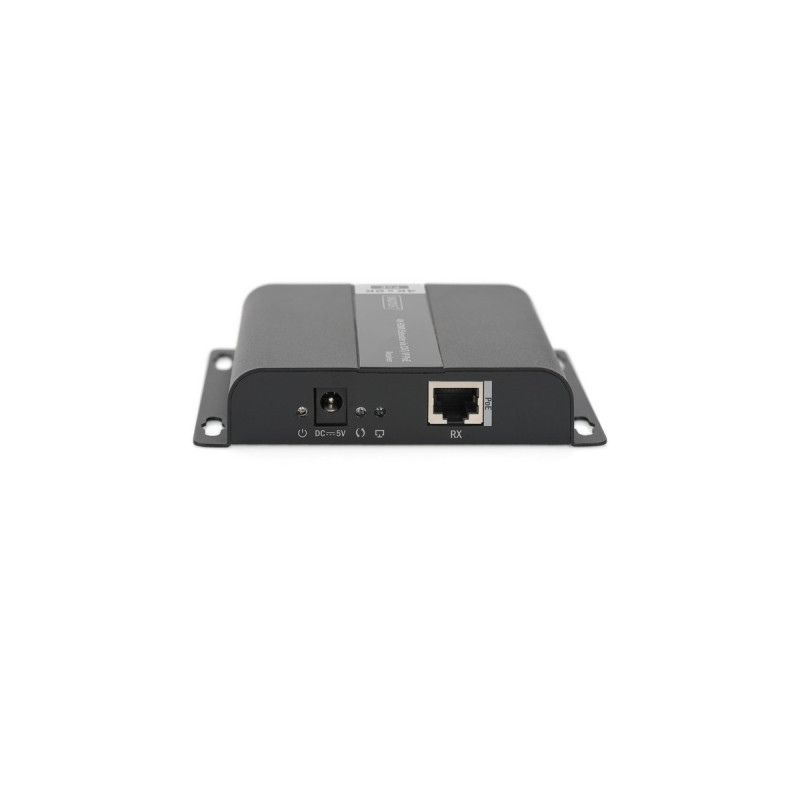 Digitus Professional 4K HDMI Extender über CAT/IP, HDMI Verlängerung(schwarz, Empfängereinheit)