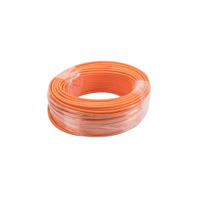 Digitus Professional Cat7 S/FTP Verlegekabel simplex, Dca(orange, 50 Meter Rolle)