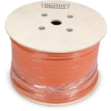 Digitus Professional Cat7 S/FTP Verlegekabel simplex, Dca(orange, 1.000 Meter Trommel)
