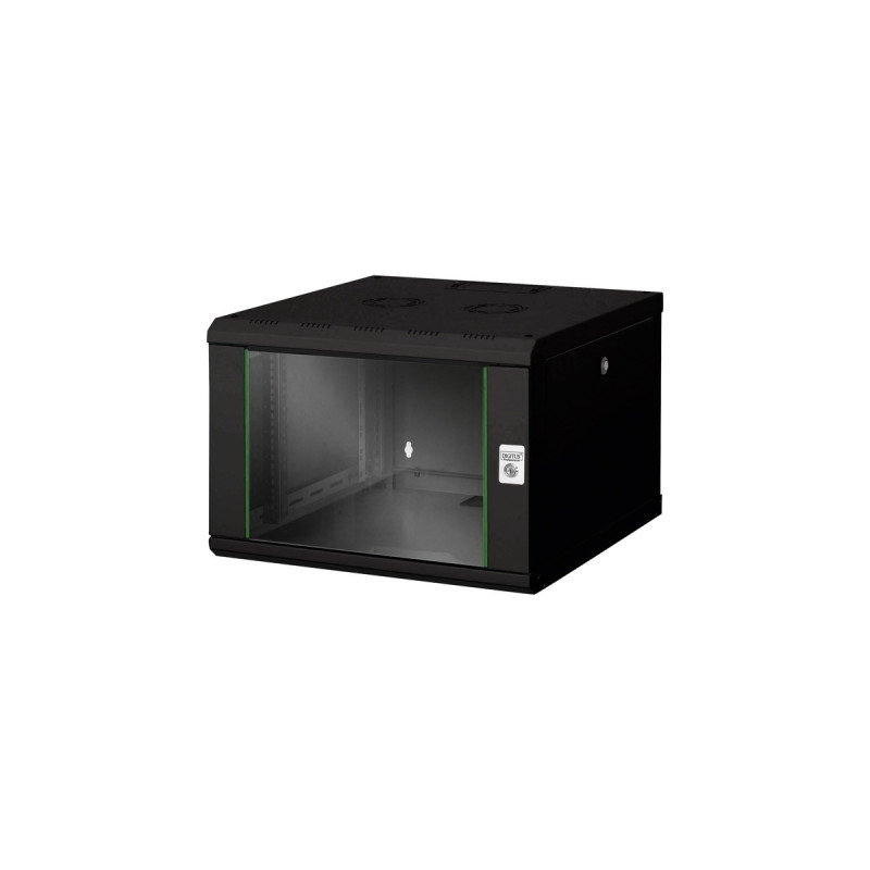 Digitus Professional Wandgehäuse Unique Serie - 600x600 mm (BxT), IT-Schrank(schwarz, 7 Höheneinheiten)