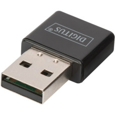 Digitus TinyWireless 300N USB 2.0 adapter (DN-70542), WLAN-Adapter(schwarz)