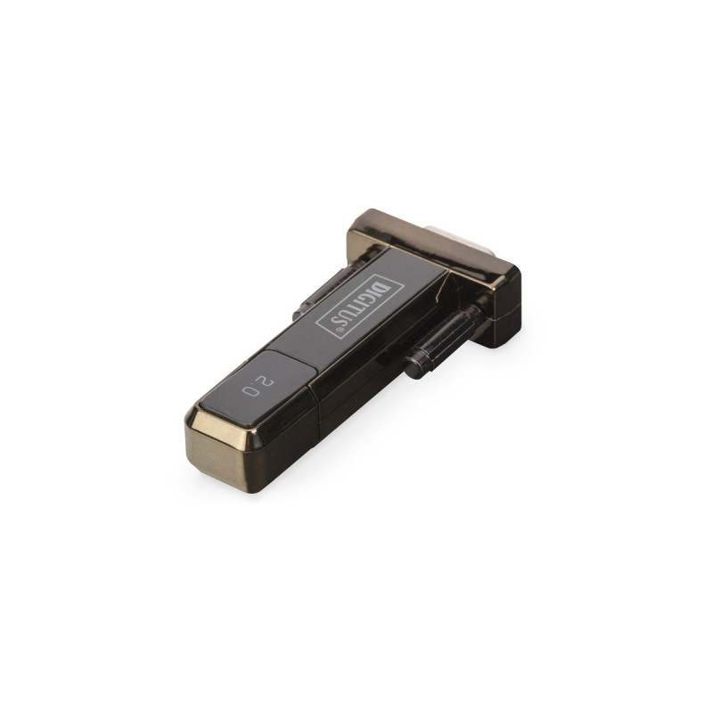 9-Pin seriell Stecker(schwarz, inkl. 80cm Kabel)