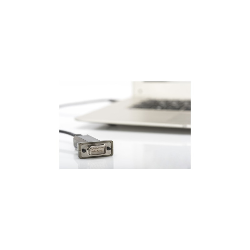 RS232 Stecker(schwarz, 1 Meter)