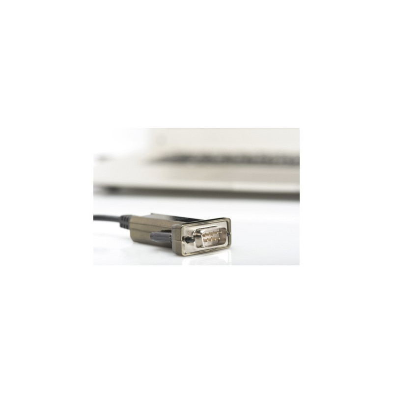 RS232 Stecker(schwarz, 1 Meter)