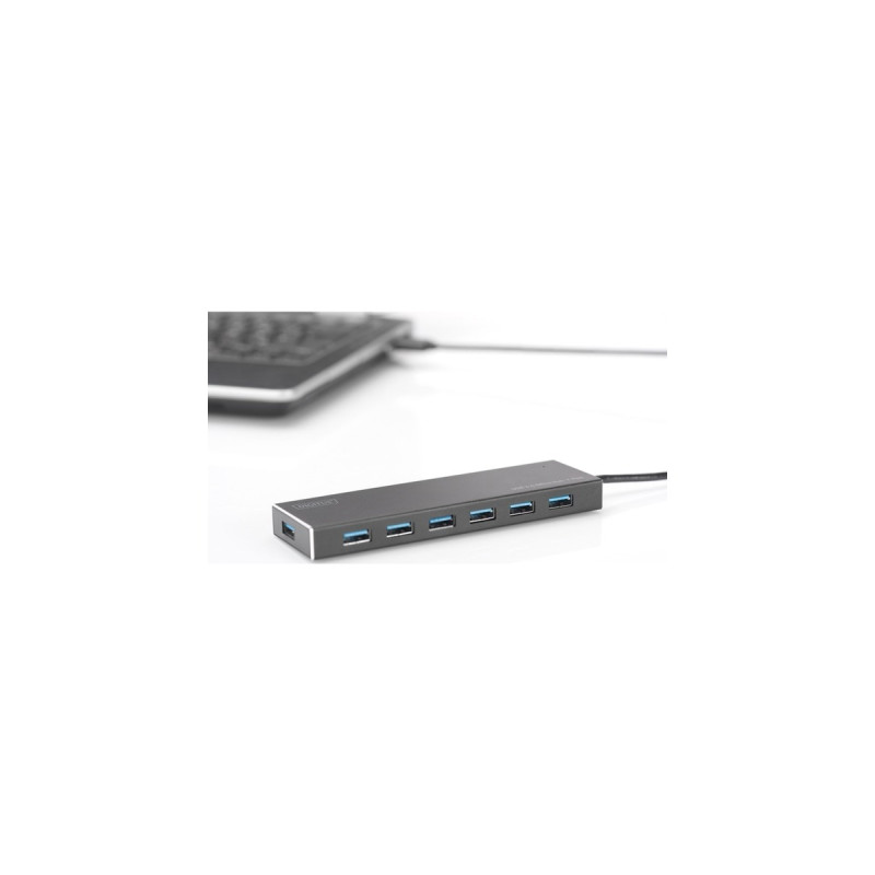 Digitus USB 3.0 Hub 7-Port, USB-Hub