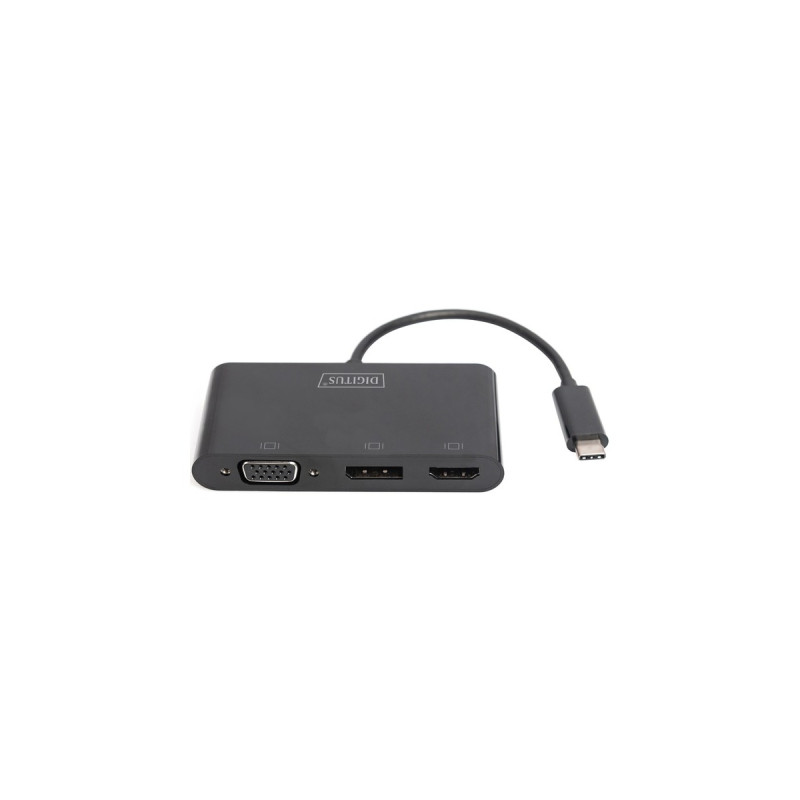 VGA + HDMI + DisplayPort Buchse(schwarz)