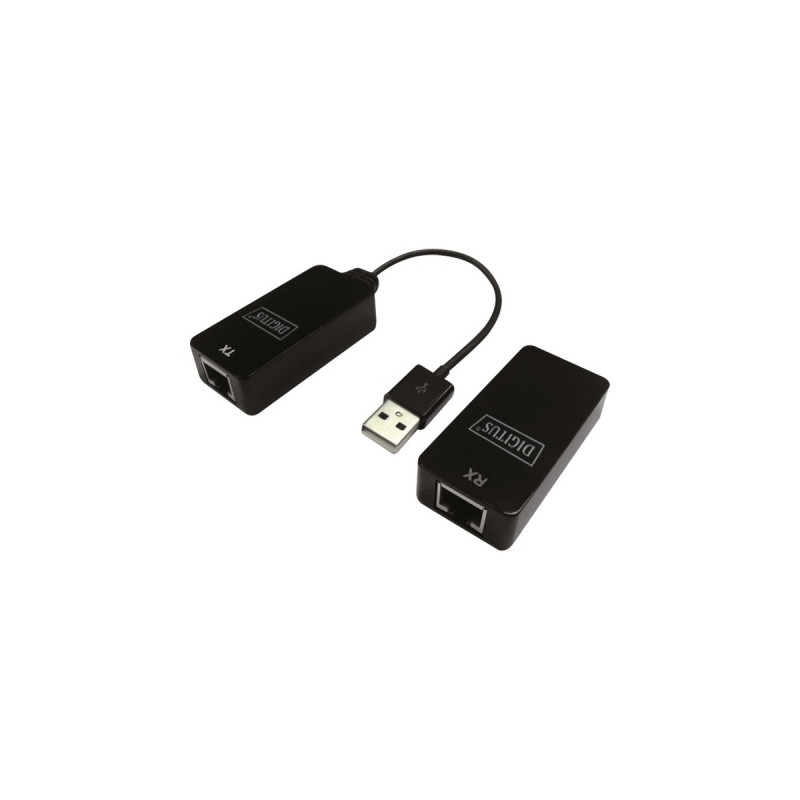 Digitus USB-Extender, USB-Hub(schwarz)