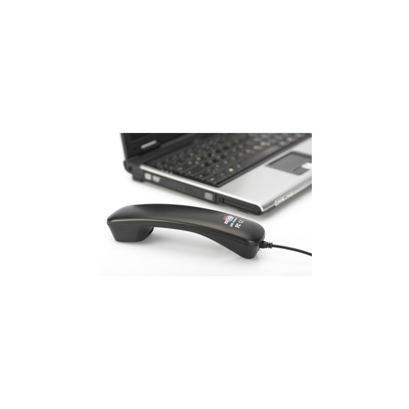 Digitus USB Telefonhörer, Headset(schwarz)