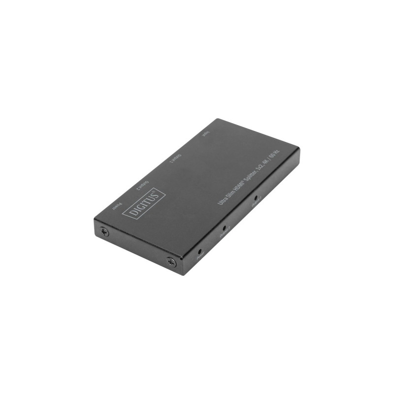 Digitus Ultra Slim HDMI Splitter, 1x2, 4K / 60 Hz(schwarz)