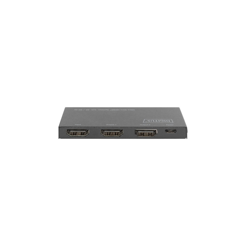 Digitus Ultra Slim HDMI Splitter, 1x2, 4K / 60 Hz(schwarz)