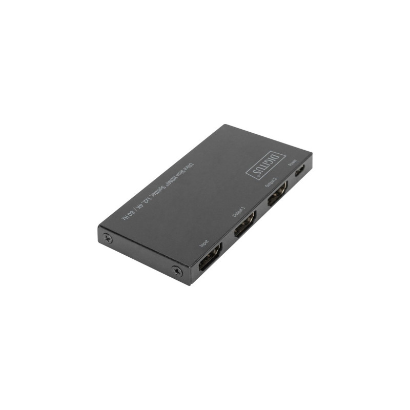 Digitus Ultra Slim HDMI Splitter, 1x2, 4K / 60 Hz(schwarz)