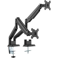 Digitus Universal Dual Monitorhalter, Monitorhalterung(schwarz)