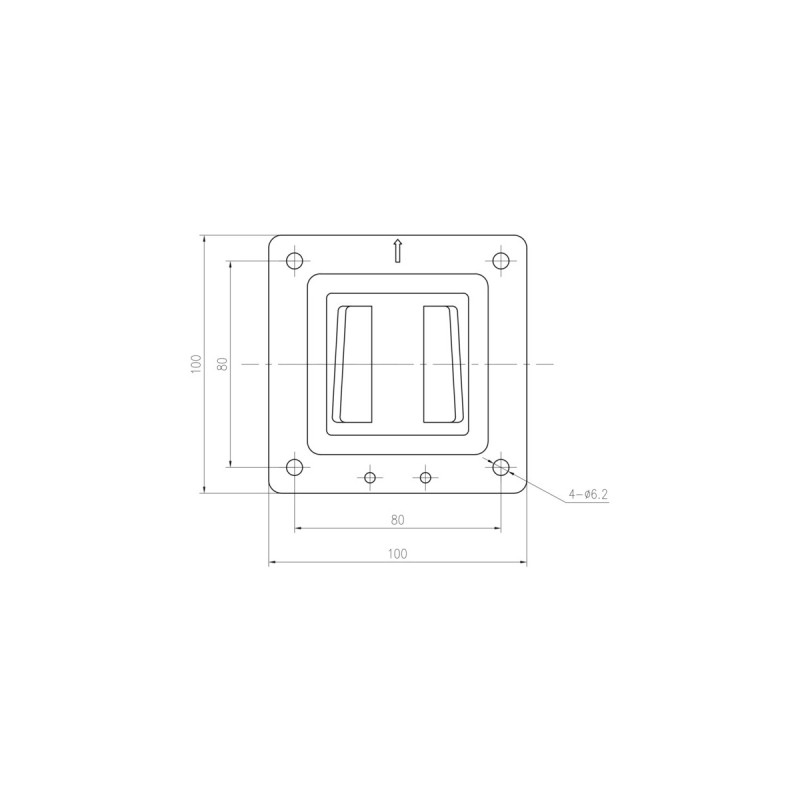 Digitus Universal Wandhalterung für Monitore(schwarz)