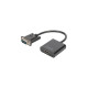 HDMI Konverter, Adapter(schwarz, 15cm)
