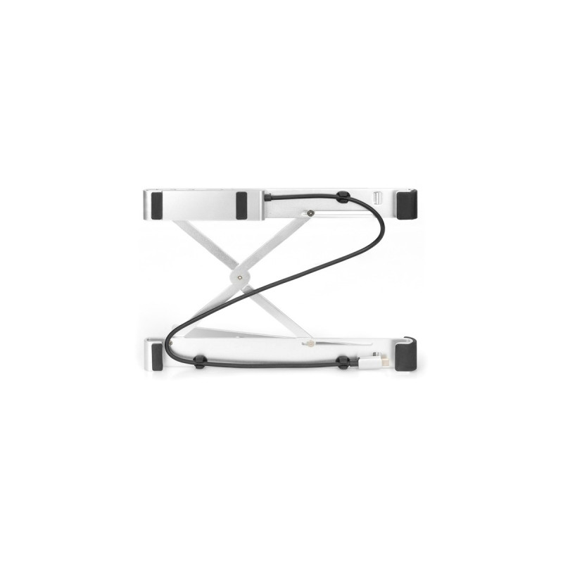 Digitus Variabler Laptopständer(weiß, USB-A, USB-C)