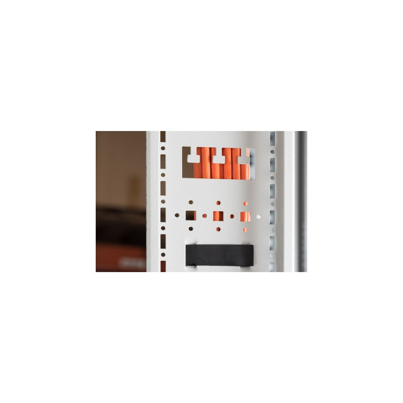 Digitus Vertikale Kabeltrasse, Kabelführung(grau, 42 HE)