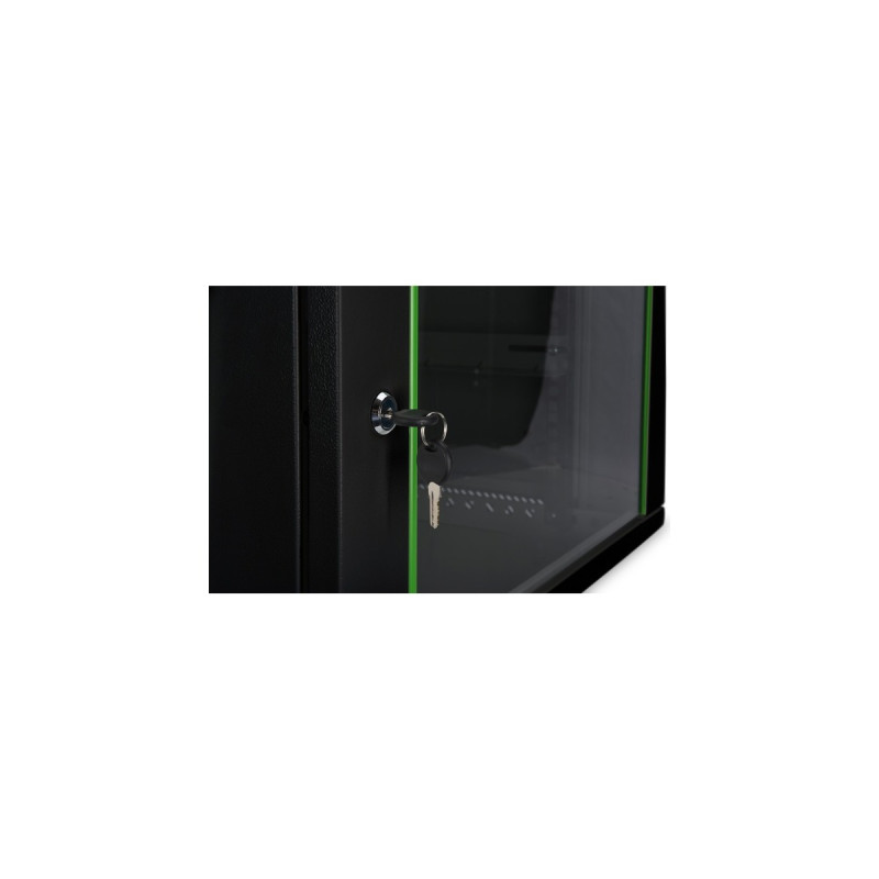 Digitus Wandgehäuse Dynamic Basic Serie - 600x450 mm (BxT), IT-Schrank(schwarz, 9 Höheneinheiten)