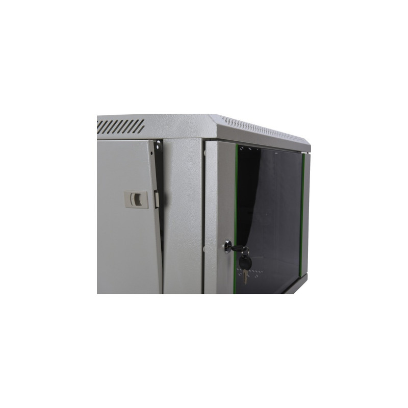 Digitus Wandgehäuse Dynamic Basic Serie - 600x450 mm (BxT), IT-Schrank(hellgrau, 16 Höheneinheiten)