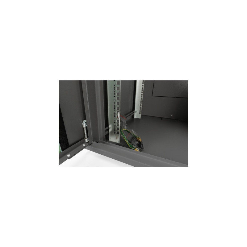 Digitus Wandgehäuse Dynamic Basic Serie - 600x600 mm (BxT), IT-Schrank(schwarz, 12 Höheneinheiten)