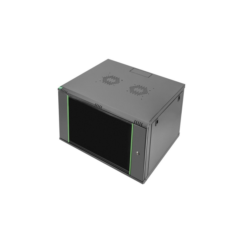 Digitus Wandgehäuse Dynamic Basic Serie - 600x600 mm (BxT), IT-Schrank(schwarz, 9 Höheneinheiten)
