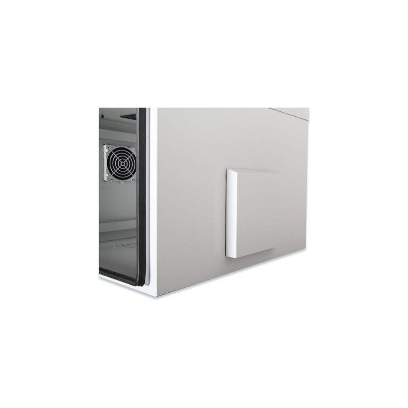 Digitus Wandgehäuse IP55 - zur Anwendung im Außenbereich - 600x600 mm (BxT), IT-Schrank(hellgrau, 16 Höheneinheiten)