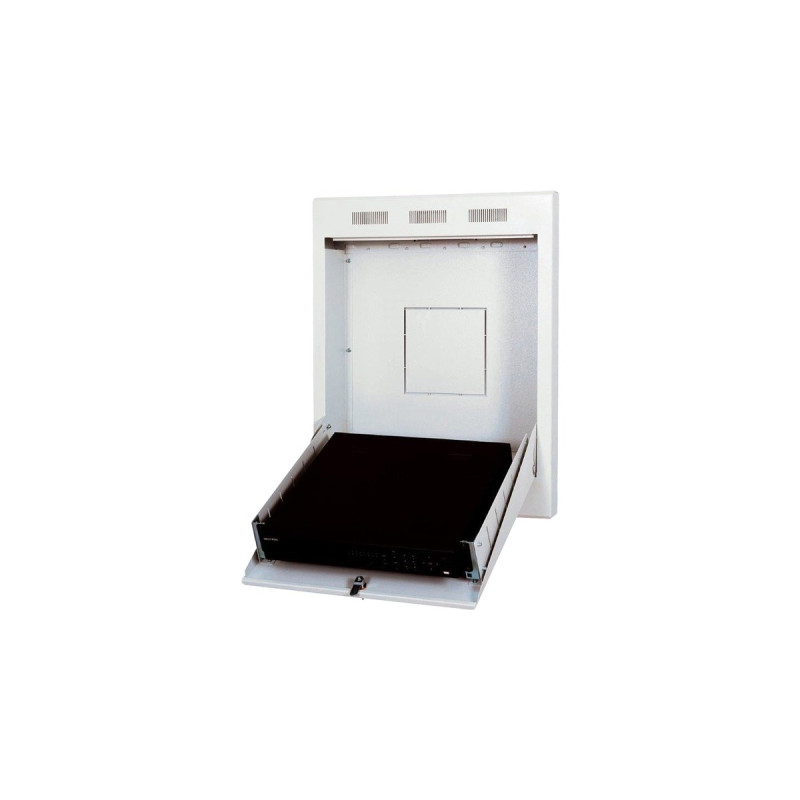 Digitus Wandgehäuse zur bündigen Montage (Flush Mount), IT-Schrank(hellgrau, 2 Höheneinheiten)