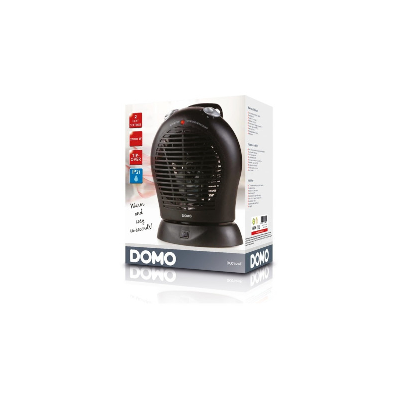 Domo DO7324F, Heizlüfter(schwarz)